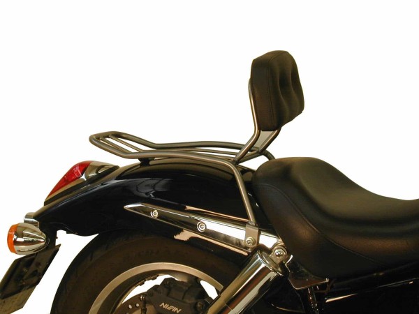 Solorack con respaldo cromado para Honda VTX 1800 (01-06) Hepco & Becker