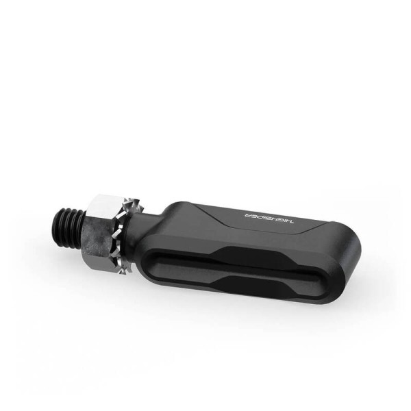 HIGHSIDER Pro Esagano-RS Carcasa del intermitente LED negro / lente gris humo (par), delantero y trasero