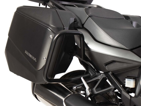 Barra protectora de maletas trasera negra para Honda NT 1100 (22-24) Hepco & Becker