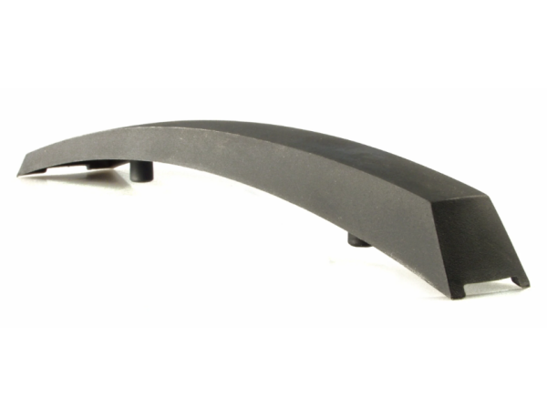Tetón guardabarros angular FA ITALIA para Vespa PX 80-200cc, aluminio negro