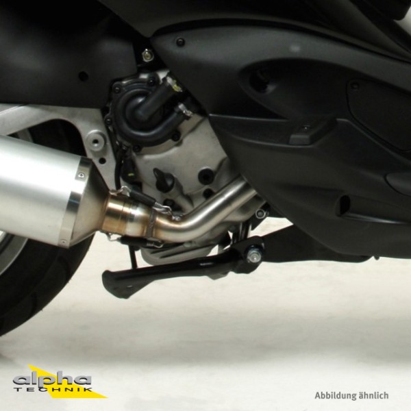 ARROW Racing-Krümmer für Aprilia Scarabeo400 2006-11 / Scarabeo500 2003-12 / Piaggio Beverly400 2006