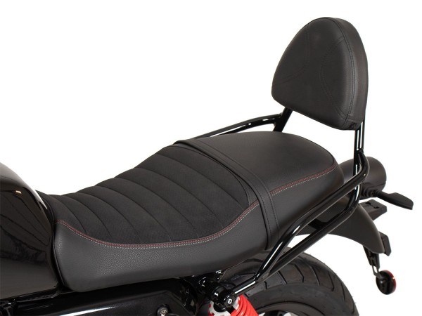 Sissybar negro sin portaequipajes para Moto Guzzi V7 Stone Special Edition (22-) Hepco & Becker