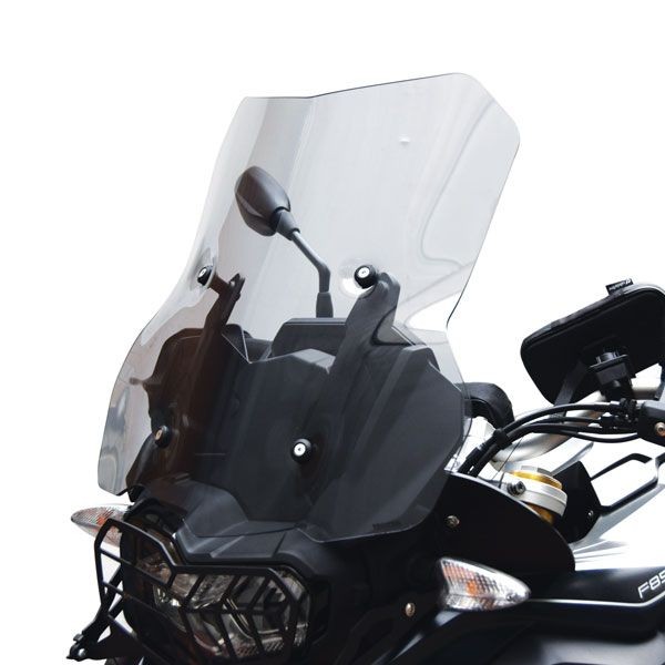 Parabrisas central sobre soportes originales para BMW F 850 GS (18-21), ligeramente tintado
