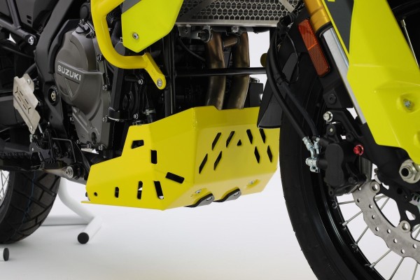 Protector de motor de aluminio amarillo para Suzuki V-Strom 800 DE (23-)