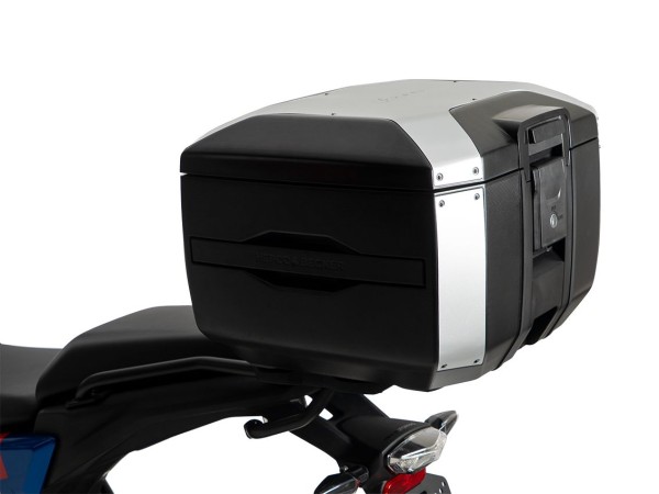 Kit Smartrack con baúl Xcore Topcase 40 plateado/negro para BMW F 450 GS (25-) de Hepco & Becker