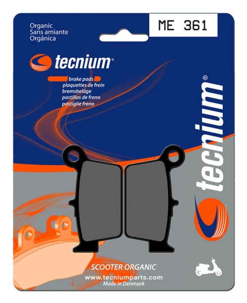 Pastillas de Freno Orgánicas Tecnium Scooter - ME361