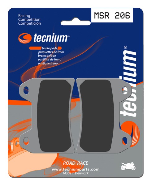 Pastillas de freno de metal sinterizado Tecnium Professional Racing - MSR206
