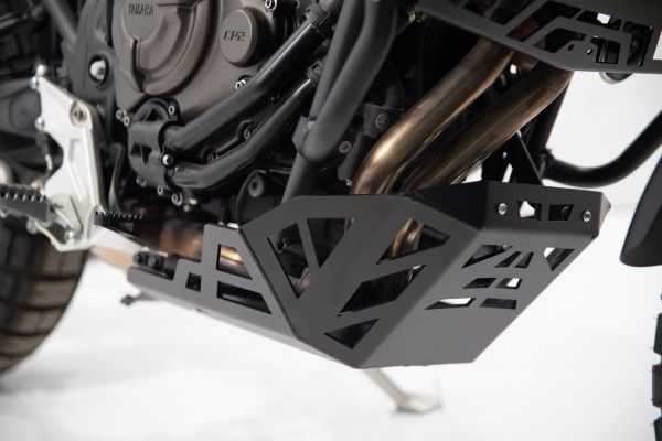 Placa de protección del motor negra para Yamaha Ténéré 700 (19-24)