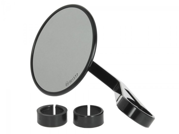 Espejo de manillar para Vespa izquierda o derecha, negro, Highsider Montana