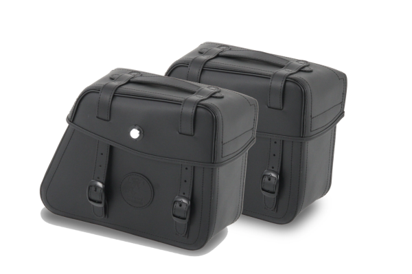 Bolsas de cuero Rugged C-Bow 24 litros Negro para porta alforjas C-Bow Hepco & Becker