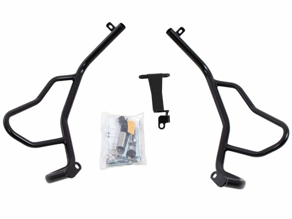 Barra protectora de depósito negra para BMW F 850 GS Hepco & Becker