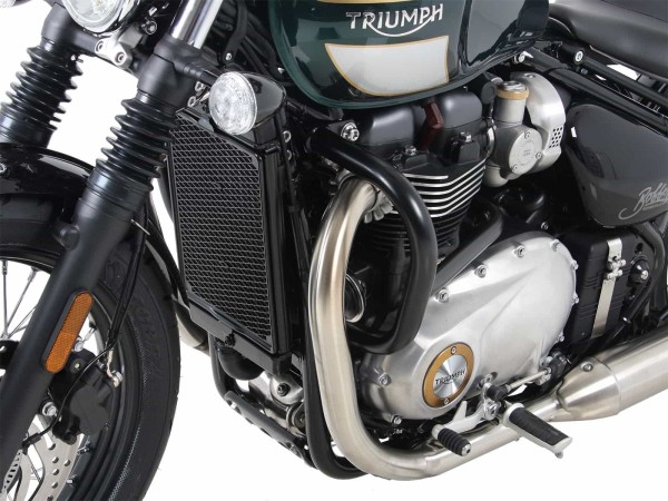 Protector de motor cromado para Triumph Bonneville Bobber (17-) Hepco & Becker