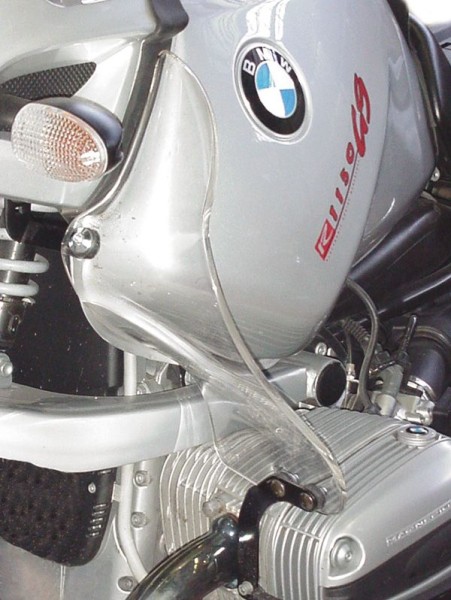 Protectores de piernas para BMW R 1150 GS (00-03), par, gris humo