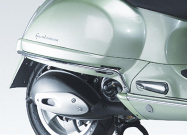 Cubrebarras lateral para Vespa GT /GT L 125/200ccm, cromado