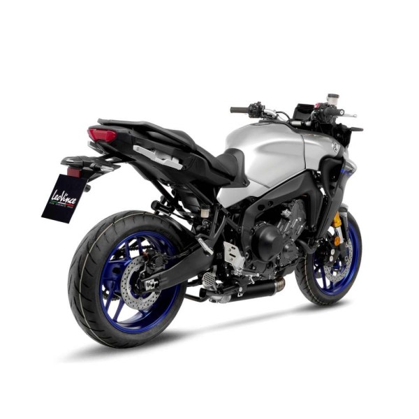 Sistema completo LeoVince LV Race para Yamaha Tracer 9 /GT, acero inoxidable negro, Euro5, ABE