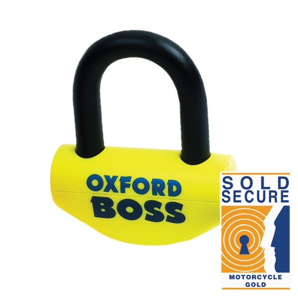 Oxford Big Boss Bremsscheibenschloss - Ø16mm - Gelb