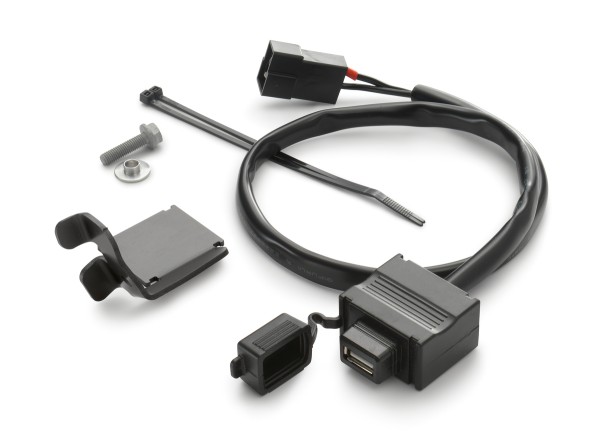 Kit de toma de corriente USB KTM para la 790 Duke (Bj.18-) / 890 Duke (Bj.20-)