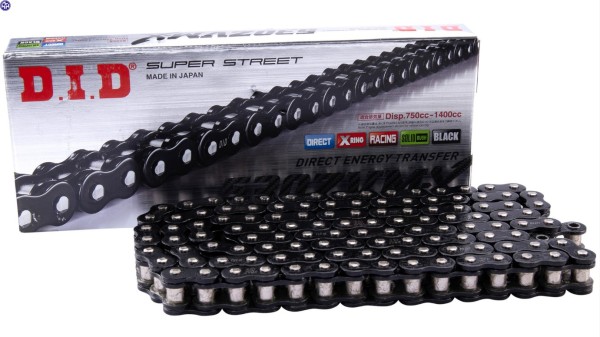 Cadena DID "530ZVM-X BK&BK" Black Raven Edition Super Street X-Ring