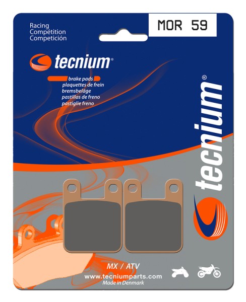 Tecnium Racing MX/ATV pastillas de freno de metal sinterizado - MOR59