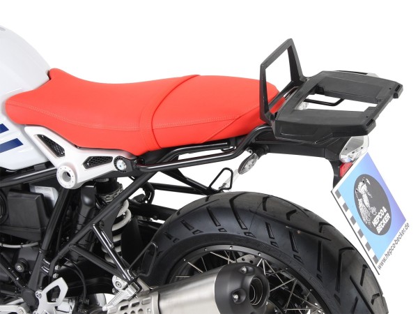Portamaletas Alurack negro para BMW R nineT Urban G/S (17-23) Hepco & Becker