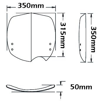 Parabrisas para BMW G 650 Xchallenge (06-07), transparente