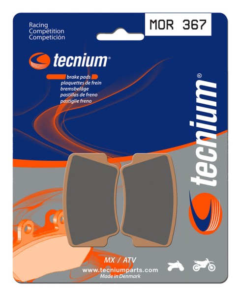 Tecnium Racing MX/ATV pastillas de freno de metal sinterizado - MOR367