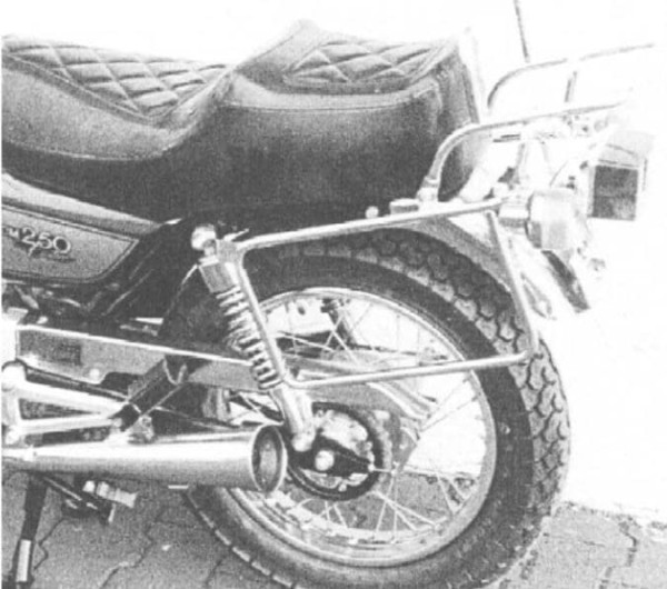 Portaequipajes superior y portaequipajes lateral tubulares para Honda CM 250 C/T (82-84)