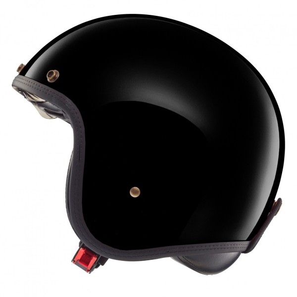 Casco jet Helmo Milano, Audace, negro mate - S