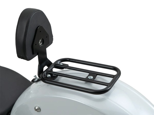Solorack con respaldo negro para Indian Scout Classic 1250 (25-) Hepco & Becker