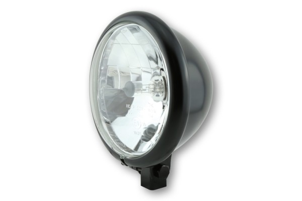 HIGHSIDER smart Faro delantero de 5 3/4 pulgadas Estilo Bates Negro homologado E (1ud.)