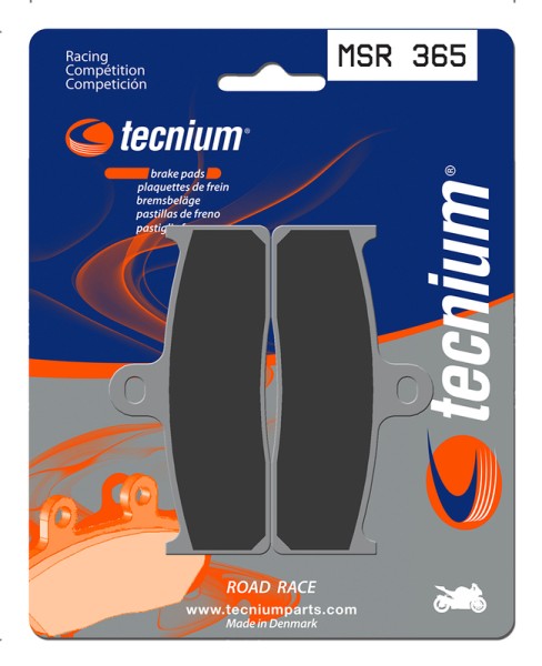 Pastillas de freno de metal sinterizado Tecnium Professional Racing - MSR365