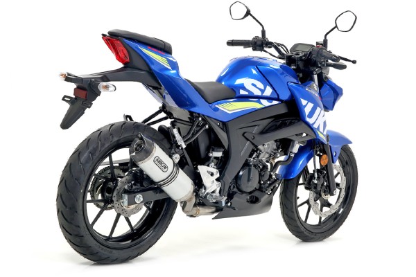 ARROW Auspuff THUNDER für Suzuki GSX-S125 / GSX-R125 2017-, Aluminium (Nur mit ARROW Krümmer)