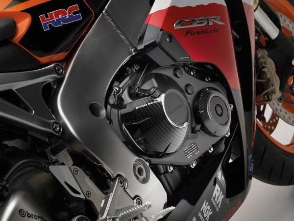 Protectores carcasa motor, carbono original Honda CBR1000RR Fireblade / SP sin ABS