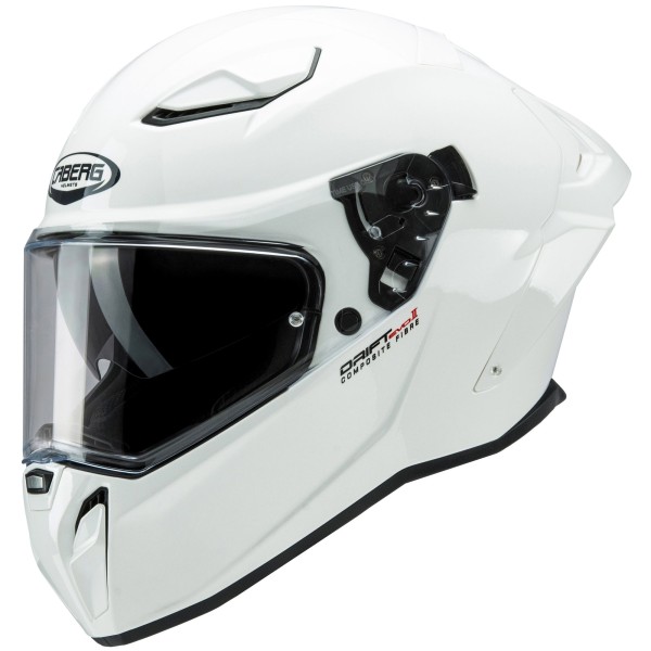 Casco Caberg Drift Evo II blanco metalizado