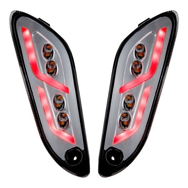 Kit de indicador trasero izquierdo / derecho LED claro para Vespa Primavera / Sprint 125-150cc SIP Style