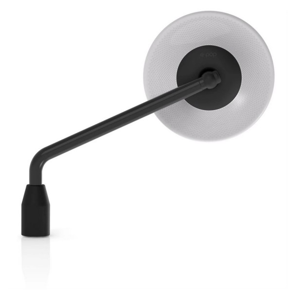 Espejo RIZOMA E-POP izquierda o derecha para Vespa, negro/gris