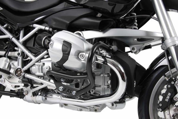 Protector motor negro para BMW R 1200 R (11-14) Hepco & Becker