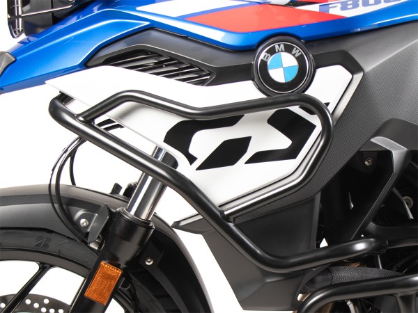 Barra protectora de depósito negra para BMW F 800 GS (24-) Hepco & Becker