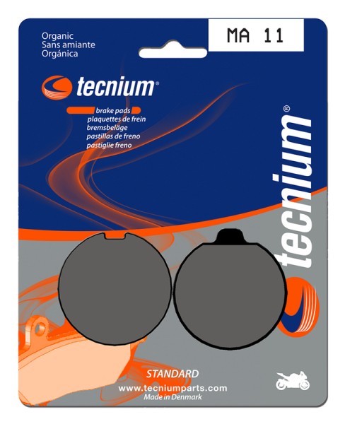 Pastillas de Freno Tecnium Street Orgánicas - MA11