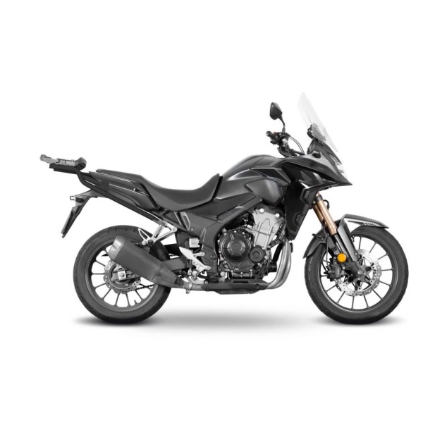 Soporte para baúl Shad, pintado de negro, para Honda CB 500 X (13-23) / NX 500 (24-)