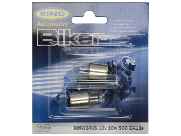 Bombilla anular, lámpara incandescente, 12 V, 10 W, BA15s