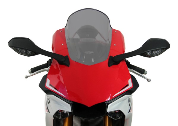 Parabrisas Racing MRA "R" negro para Yamaha YZF R 1 / M (Bj.15-19)