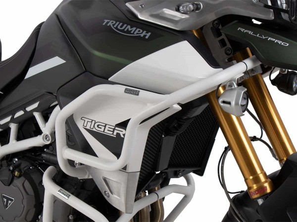 Protector de depósito blanco para Triumph Tiger 900 Rally / GT / PRO (20-) Hepco & Becker