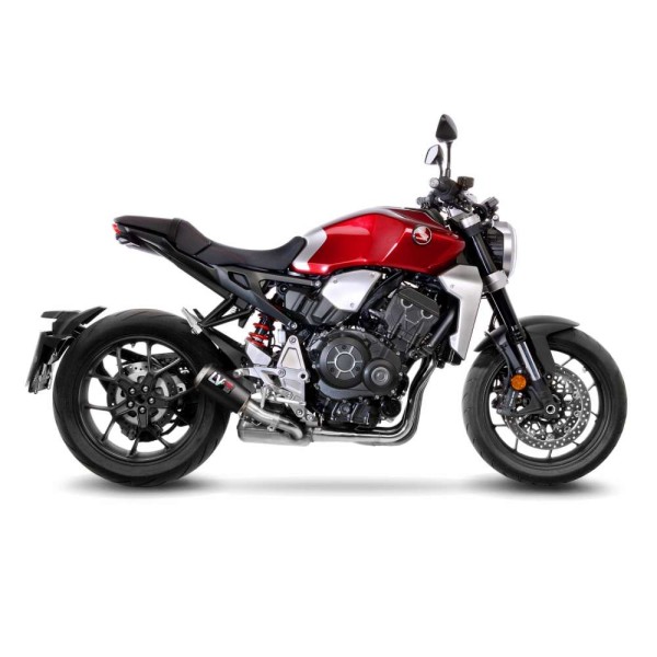 Sistema de escape LeoVince LV 10 SIC58 para Honda CB 1000 R, carbono, slip on, Euro4+5, E-certificate