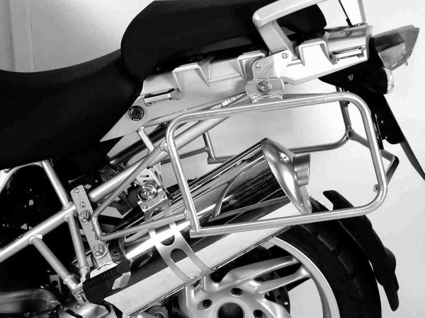 Portamaletas lateral Lock-it plata para BMW R 1200 GS Adventure (06-13) Hepco & Becker