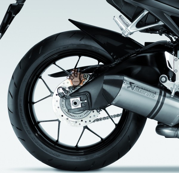Cubierta de rueda trasera Negro Grafito NHB01 Original Honda CBR1000RR Fireblade / SP