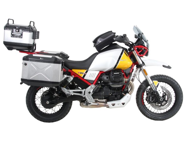 Easyrack Topcaseträger negro para V85 TT (Bj.19-) Hepco & Becker