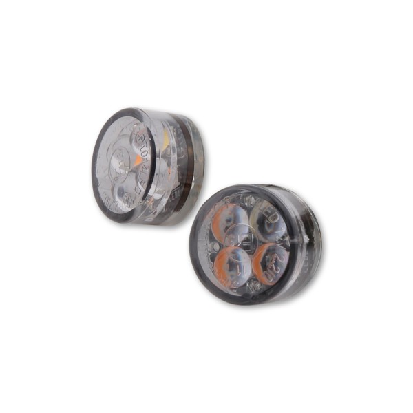 HIGHSIDER smart Módulo Dieciséis LED indicadores/luces de posición tintadas 2en1, homologado E (par)