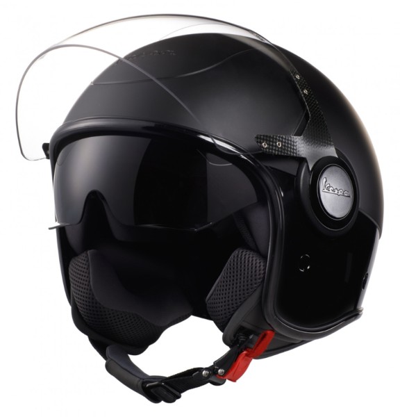 Casco Vespa VJ negro / negro
