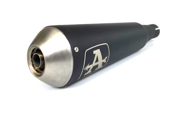 ARROW Auspuff DARK PRO-RACE Edelstahl für Brixton BX125X / Felsberg 125X Modelljahr 2019-2020